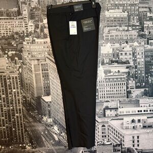 NWT Perry Ellis Portfolio Men’s Size 38x30 Very Slim Fit Dress Pants Black